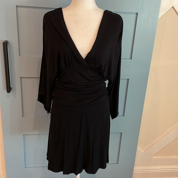 Boston Proper plunging neckline dress - Picture 2 of 8